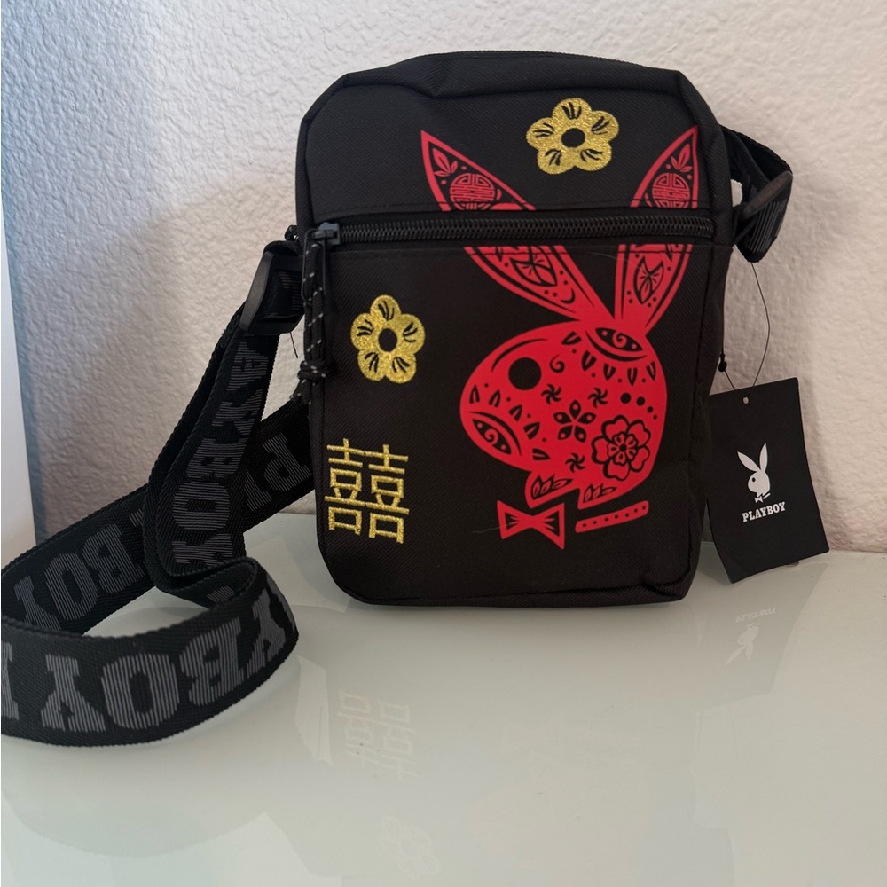 PLAYBOY Year of the Rabbit Messenger Shoulder Bag